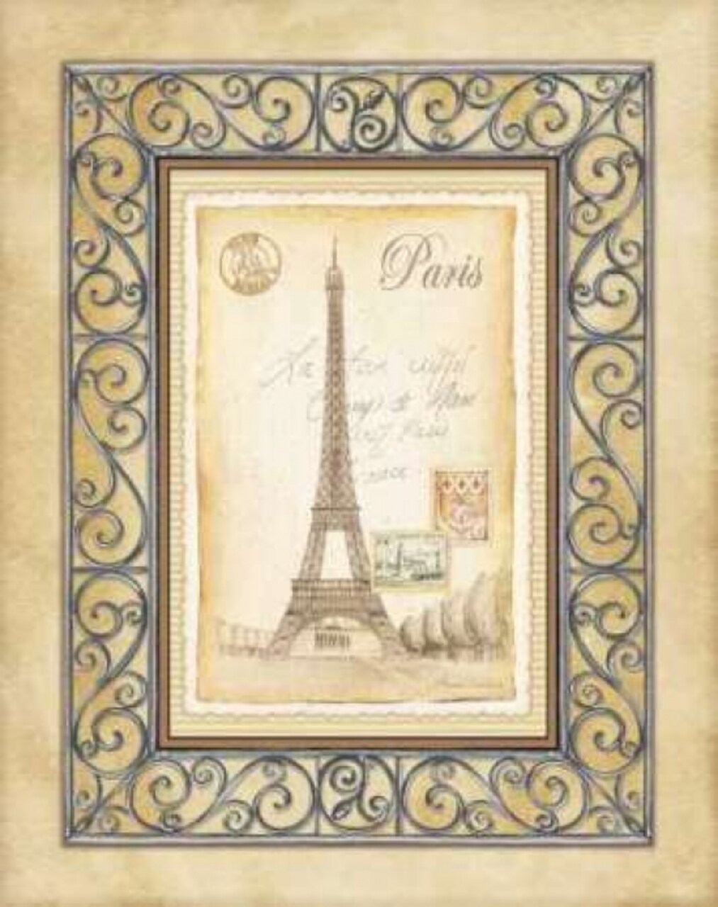 Paris Postcard Poster Print by Andrea Laliberte - Item # VARPDXLAL047